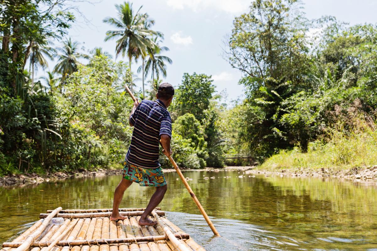 Bamboo Raft Ride
